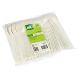 thumbnail of 50 Löffel `Folia` C-PLA 19 cm weiss Mehrweg