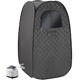thumbnail of tectake Sauna a vapore portatile ThermaLuxe I, 1000 W, 15 livelli di temperatura  Grigio Scuro/Nero