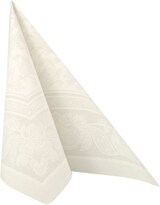 thumbnail of 12500 Servietten "ROYAL Collection" 1/4-Falz 40 cm x 40 cm weiss "Ornaments"