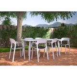 thumbnail of garbar ONA Set 4 Silla Con Brazos Interior, Exterior Blanco - Blanco