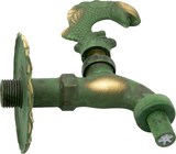 thumbnail of Auslaufhahn Nostalgie 1/2` AG Messing Fisch mit Schlauchtülle