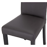 thumbnail of METRO PROFESSIONAL Chaise de restaurant rembourrée Valmy II, set de 2, bois/simili cuir, brun