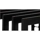 thumbnail of Portalegna IRVING in metallo nero opaco 40x50x150 cm