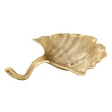 thumbnail of Dekoschale Schale Masterbox 12-teilig Aluminium Ginkgo groß Blattschale : gold