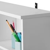 thumbnail of tectake Étagère bibliothèque Stevie 105,5x19x136,5cm - blanc mat -403618