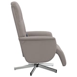 thumbnail of vidaXL Massagesessel mit Fußteil Taupe Stoff