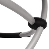 thumbnail of vidaXL Ligbed voor buiten geometrisch zwart en grijs staal