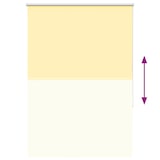 thumbnail of vidaXL Verdunkelungsrollo Gelb 100x150cm Stoffbreite 95,7 cm Polyester
