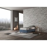 thumbnail of Letto Singolo contenitore imbottito 90x210 microfibra blu Azelia