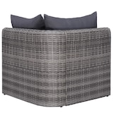 thumbnail of vidaXL 8-tlg. Garten-Lounge-Set mit Auflagen Poly Rattan Grau
