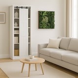 thumbnail of Pflanzenwandbild HWC-O93, Wanddeko künstliche Wandbegrünung Grünpflanzen Kunstpflanzen Bild In-/Outdoor 50x50cm