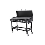 thumbnail of METRO PROFESSIONAL 6-Hauptbrenner Gasgrill Dayton, Grillfläche 53 x 108 cm, fahrbar, Schutzabdeckung, Stahl, schwarz