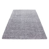 thumbnail of Teppich Schlafzimmer Hochflor Unifarben Samtweich Waschbar Strapazierfähig Wohnzimmer Hellgrau 240x340 cm – RHEIN von Kadima Design