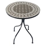 thumbnail of Mosaik Eisen Set Gartenset Gartengruppe Sitzgruppe Gartenmöbel klappbar 3tlg. : Komplett-Set