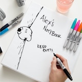 thumbnail of SHARPIE Blister de 4 marqueurs Sharpie Fine assortis standard (Noir, Bleu, Rouge, Vert).Pointe ogive fine