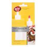 thumbnail of TABLECRAFT - H110204/6 - Pack com 6 unidades - Conjunto de 2 garrafas mini para decorar 60/118 ml - 3,8 x 3,8 x 14,6 cm - Branco translúcido