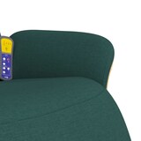 thumbnail of vidaXL Massagesessel mit Fußteil Dunkelgrün Stoff