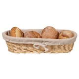 thumbnail of METRO PROFESSIONAL Brotkorb, Weide/Baumwolle, 15 x 40 cm, oval, natur