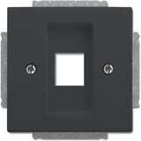 thumbnail of Busch-Jaeger Zentralscheibe anthrazit 2561-81 2CKA001753A0400