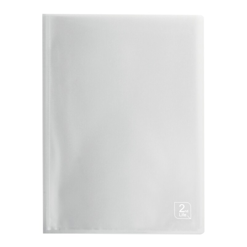 Lot de 10 Protège-documents 2nd Life A4, 80 vues, en polypro coloris blanc