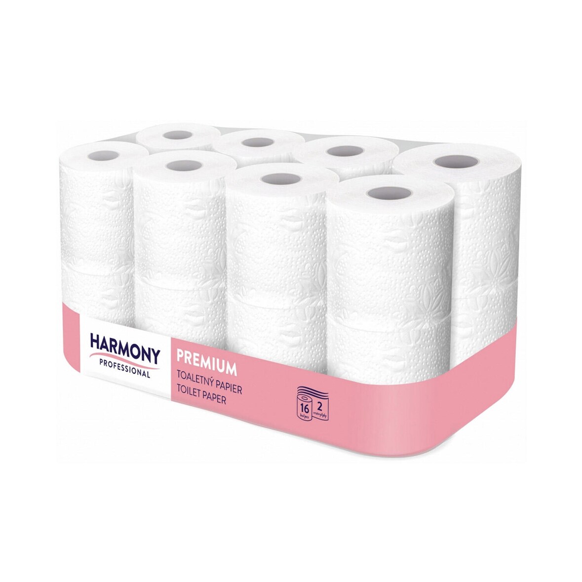 32x Toilettenpapier WC-Papier natur 2-lagig Harmony Professional  156 Blatt