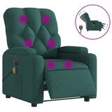 thumbnail of vidaXL Massagesessel Elektrisch Dunkelgrün Stoff