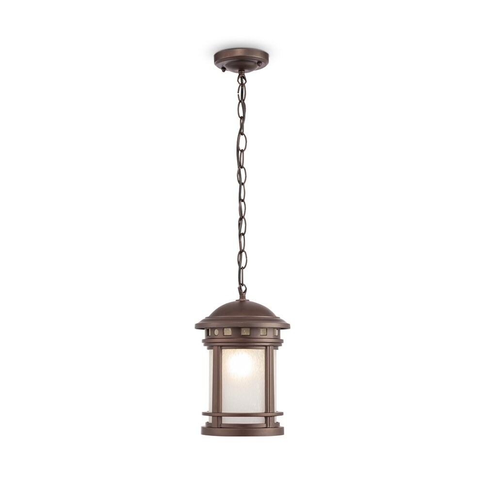 Lampade A Soffitto Vintage Da Esterno Alluminio Marrone 1 Luce E27 60W Ip44