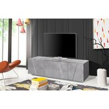 thumbnail of Dmora Mobile porta TV Raul, Credenza bassa da soggiorno, Base porta TV, 100% Made in Italy, cm 162x44h46, Cemento