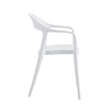 thumbnail of METRO PROFESSIONAL Cadeira de exterior empilhável Laveria, com braços, plástico, branco