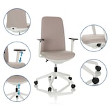 thumbnail of Bürostuhl / Drehstuhl NESTORA Stoff beige hjh OFFICE