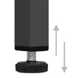 thumbnail of Mueble para TV de acero gris antracita 105x35x50 cm
