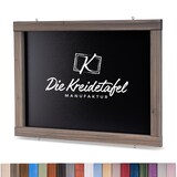 thumbnail of Kreidetafel mit Holzrahmen / Landhausgrau 70x50cm