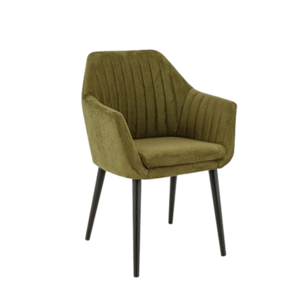 France Mobilier CHR Fauteuil hôtel restaurant Aline 59 x 63 x 87cm x2 Vert Olive