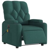 thumbnail of vidaXL Massagesessel Elektrisch Dunkelgrün Stoff