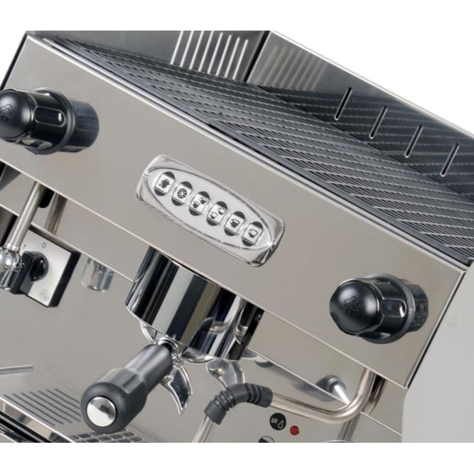 Siebträger - Espressomaschine MILANO 1 Gr. Autom. - Farbe: Rot