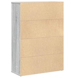 thumbnail of vidaXL Bücherregal Grau Sonoma 60x24x85 cm Holzwerkstoff