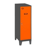 thumbnail of SimonRack Taquillas Vestuario Pequeña, 1015x400x500 mm, Amario Metálico Pequeño, Incluye Pies, Antracita/Naranja - Simonlocker