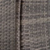 thumbnail of tectake Conjunto de ratán PORTO 6+1 con funda protectora  Gris/Blanco