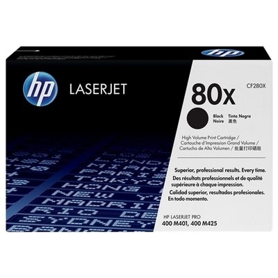 HP 80X svart LaserJet-tonerkassett med hög kapacitet, original Tonerkartusche 1 Stück(e) Schwarz