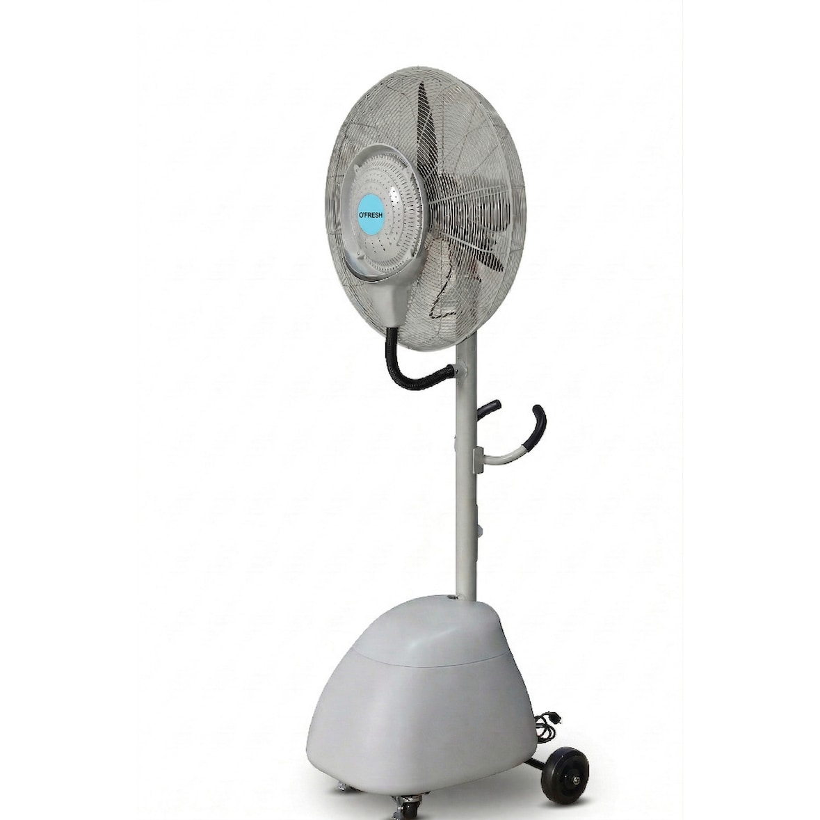 O'FRESH Außenbereich Hochleistungs-Nebelventilator - Terrasse - Grau - 195 cm - 240W - 16 Std. Laufzeit - Wasserrecycling