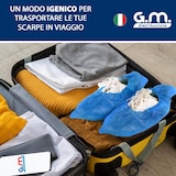 thumbnail of GM - 100 Copriscarpe Monouso in PE 3,2 gr – Calzari usa e getta Impermeabili - Alta Resistenza agli Strappi