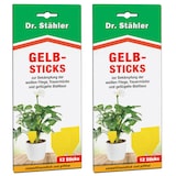 thumbnail of Effektive Gelbsticks zur Bekämpfung fliegender Insekten wie die weiße Fliege, Trauermücke & Blattlaus: 120 Stück