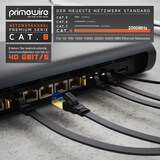 thumbnail of Primewire Flachbandpatchkabel CAT 8 - Gigabit Ethernet LAN Kabel - 40 Gbit/s - S/FTP PIMF Schirmung - Netzwerkkabel - 3m