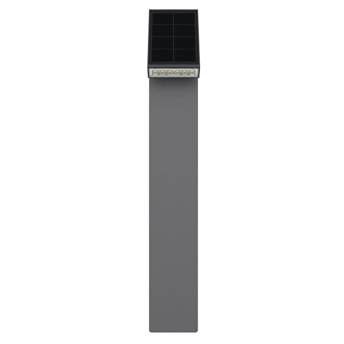 Lumisky SOLTEK Hoher H56CM Solarmast Plastik Schwarz