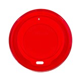thumbnail of 500x Domdeckel rot für Pappbecher COFFEE TO GO mit 80mm Ø