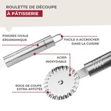 thumbnail of Roulette découpe pâte18 cm  Fackelmann Ovale limited edition