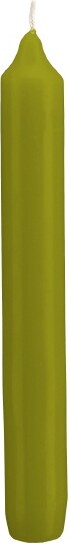 Leuchterkerzen, Tafelkerzen, Haushaltskerzen Scottish Green Grün, 190 x Ø 21 mm, 12 Stück