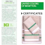 thumbnail of Benetton - Toalha de Mãos 50x90cm 100% Algodão Bege com Listras Neutral