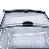 thumbnail of Romux® Tiefkühlinsel für Speiseeis 400 Liter mit 2 Schiebetüren aus Gebogenem Glas Weiß | Professionelle Gefriertruhen