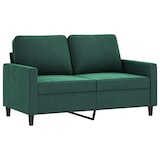 thumbnail of vidaXL Tweezitsbank 120 cm fluweel donkergroen